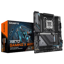 Gigabyte X870 GAMING X WIFI7  Carte mère ATX Socket AM5 AMD X870E - 4x DDR5 - M.2 PCIe 5.0 - USB4 - PCI-Express 5.0 16x - Wi-Fi 7/Bluetooth 5.4 - LAN 2.5 GbE