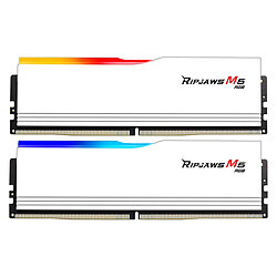 G.Skill Ripjaws M5 RGB 32 Go (2 x 16 Go) DDR5 6000 MHz CL36 - Blanc