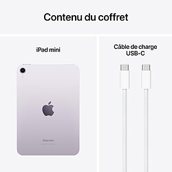 Apple iPad mini (2024) 128 Go Wi-Fi Mauve pas cher