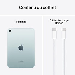 Apple iPad mini (2024) 512 Go Wi-Fi + Cellular Bleu pas cher