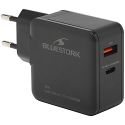 Avis Bluestork Chargeur USB-C/A 65W GaN (Noir)