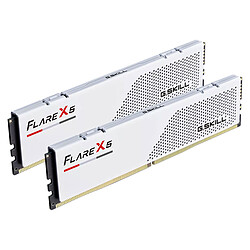 G.Skill Flare X5 Series Low Profile 32 Go (2x 16 Go) DDR5 6400 MHz CL32 - Blanc