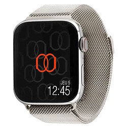 Band Band Bracelet Milanais Acier Inoxydable Naturel 49 mm