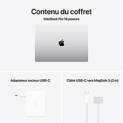 Apple MacBook Pro M4 Max 16" Argent 36 Go/1 To (MX2V3FN/A) pas cher