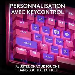 Logitech G Pro X TKL Rapid Linear (Magenta) pas cher