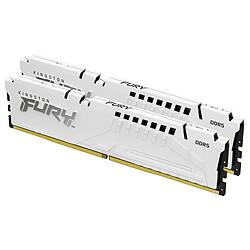 Kingston FURY Beast 32 Go (2 x 16 Go) DDR5 6400 MHz CL32 - Blanc