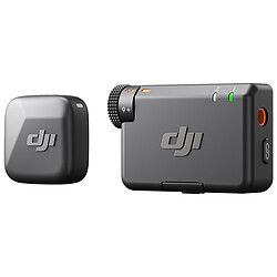 DJI Mic Mini (1 TX + 1 RX) Microphone compact - portée 400 m - 10 heures d'autonomie - annulation active du bruit