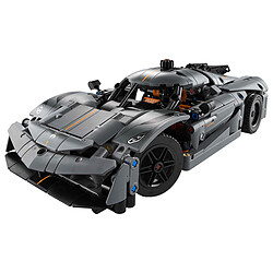 LEGO Technic 42173 Hypercar Koenigsegg Jesko Absolut grise