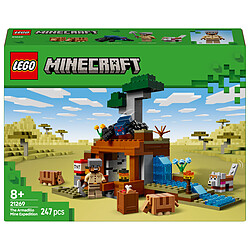 LEGO Minecraft 21269 L'expédition dans la mine du tatou