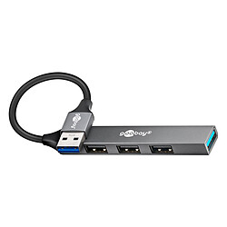 Goobay Hub Slim USB-A vers 4 ports USB