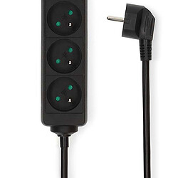 Nedis Multiprise 6 prises (Noir)