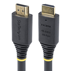 StarTech.com Câble HDMI 2.0 Certifié Premium haut débit 18Gbps 4K 60Hz de 10 m Câble HDMI 2.0 ultra haut débit HDMI (mâle)/HDMI (mâle) - 10 mètres