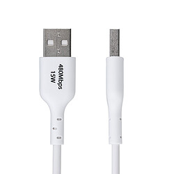StarTech.com Câble USB-A vers USB-C 2.0 - 3A - 1 m - Blanc