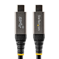 StarTech.com Câble USB-C 3.1, 8K 30Hz, ThunderBolt 3 avec Power Delivery 100W - M/M - 1 m