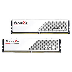 G.Skill Flare X5 Series Low Profile 64 Go (2 x 32 Go) DDR5 6000 MHz CL28 - Blanc