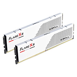 G.Skill Flare X5 Series Low Profile 64 Go (2 x 32 Go) DDR5 6000 MHz CL28 - Blanc