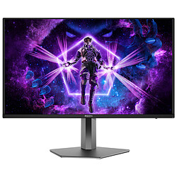 AOC 31.5" OLED - AGON PRO AG326UD Ecran PC 4K - 3840 x 2160 pixels - 0.03 ms (gris à gris) - 16/9 - Dalle OLED - HDR 400 - 165 Hz - Adaptive-Sync - HDMI/DisplayPort - Pivot - Hub USB 3.0 - Noir