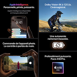 Acheter Apple iPhone 16 Pro 256 Go Titane Noir