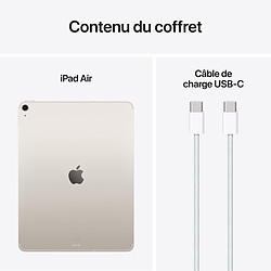 Apple iPad Air M3 13 pouces (2025) Wi-Fi + Cellular 1 To Lumière Stellaire pas cher