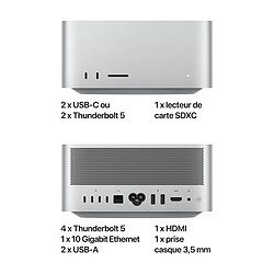 Acheter Apple Mac Studio M4 Ultra 96Go/1To (MU973FN/A)