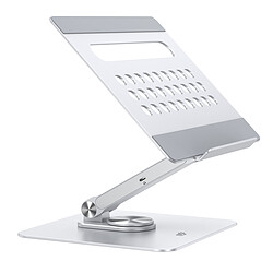 Acheter INOVU Support rotatif 360° avec Hub USB-C 6-en-1 pour PC portable jusqu'à 17 pouces