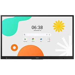 Samsung WA86F Ecran tactile et interactif 4K UHD - Dalle IPS - 1200:1 - 8 ms - HDMI/USB - Wi-Fi/Bluetooth/Ethernet - Noir (écran seul) - Android OS - certification EDLA