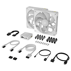 Acheter Corsair iCUE LINK RX140 MAX RGB Dual Pack (Blanc)