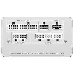 Avis Corsair RM1000e (2025) - Blanc