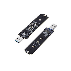 Adaptateur SSD M.2 (SATA/PCI-E NVMe) vers USB 3.1