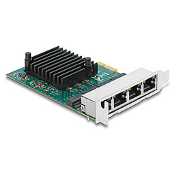 Avis DeLock Carte réseau PCI Express 2.0 avec 4x Ethernet Gigabit 