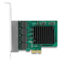 Acheter DeLock Carte réseau PCI Express 2.0 avec 4x Ethernet Gigabit 