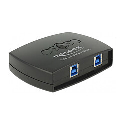 DeLock Commutateur 2 PC vers 1 périphérique USB 3.0 avec 2 entrées USB-B / 1 sortie USB-A