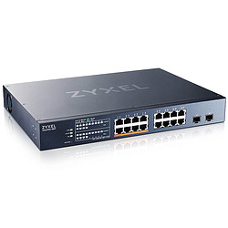 ZyXEL XMG1915-18EP Switch smart manageable 16 ports dont 8 ports PoE++ 2.5 GbE + 2 ports uplink SFP+ 10 GbE