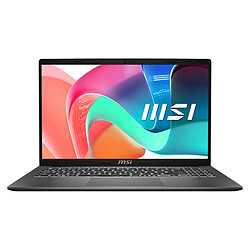 MSI Modern 15 F13MG-231FR Intel Core i7-1355U 16 Go SSD 512 Go 15.6" LED Full HD Wi-Fi 6E/Bluetooth Webcam Windows 11 Famille