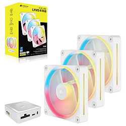 Avis Corsair iCUE LINK LX120-R RGB Triple Pack (Blanc)