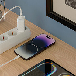 Akashi Chargeur Secteur 20W USB-A Quick Charge 3.0 Blanc + Câble Lightning