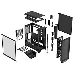 Fractal Design Meshify 3 Ambience Pro RGB (Noir) pas cher