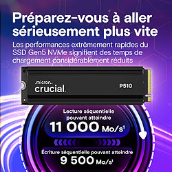 Crucial P510 1 To 2280 - Avec dissipateur