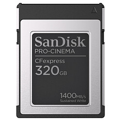 SanDisk CFexpress PRO-CINEMA Type B 320 Go