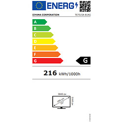 iiyama 75" LED - ProLite TE7515A-B1AG pas cher