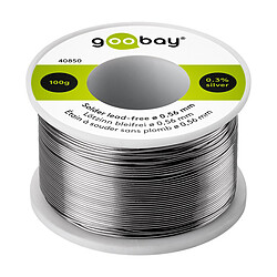 Goobay Étain de Soudure ø 0,56 mm, 100 g