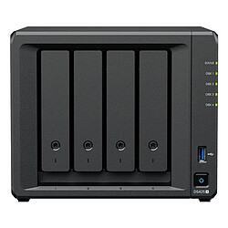 Synology DiskStation DS425+ Serveur NAS 4 baies - 2 Go de RAM DDR4 - Intel Celeron J4125 (sans disque dur)