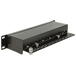 DeLock Panneau de brassage 10" 1U 12 ports RJ-45 Cat.6