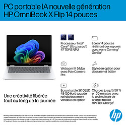 HP OmniBook X Flip 14-fm0003nf Copilot+ PC (BH7Z5EA) pas cher
