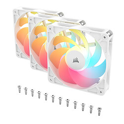 Avis Corsair RS120-R ARGB Triple Pack Blanc