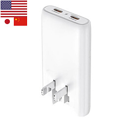 Akashi Chargeur Secteur 65W Universel USB-C Blanc