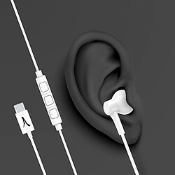 Avis Akashi Kit Piéton Stéréo USB-C Blanc