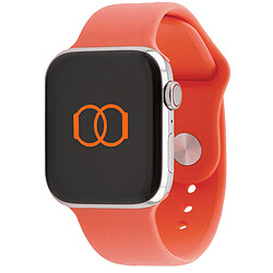Band Band Bracelet Sport Fluoroélastomère Tangerine 46/49 mm
