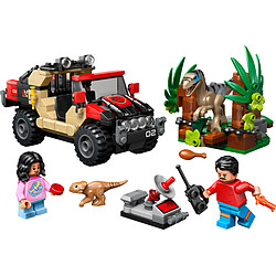 LEGO Jurassic World 76972 Le Vélociraptor et l'Évasion en 4x4