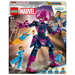 LEGO Marvel 76316 Les Quatre Fantastiques contre la figurine de Galactus